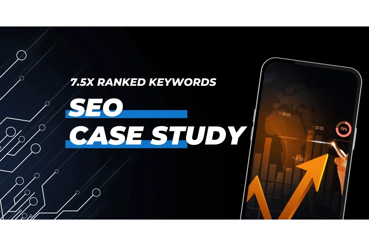 7.5x More Ranked Organic Keywords - Case Study